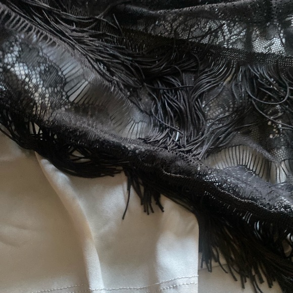 SEXY FLAPPER 5PC 🖤BLACK🖤 LACE ADULT COSTUME SIZE MEDIUM 🌟NWT🌟 - Picture 7 of 16